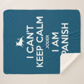 私は落ち着いて保いない シェルパブランケット (正面(横))