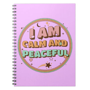 私は落ち着いて平和だ ノートブック