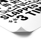 私は落ち着いて見えるかもしれないが、私の頭の中であなたを叩いた ポスター (角)