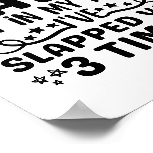 私は落ち着いて見えるかもしれないが、私の頭の中であなたを叩いた ポスター (角)