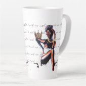 私は落ち着かない！-カフェラテマグ カフェラテマグ (右アングル)