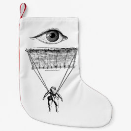 私は落下傘で降ります スモールクリスマスストッキング