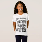 私は落書きの芸術を着色している最も最高のなパパを持っています Tシャツ (正面フル)