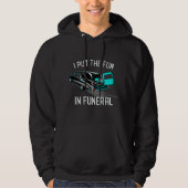 私は葬儀に楽しみを 葬儀屋 ヴィンテージ霊車 パーカ (正面)