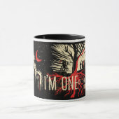 私は葬儀屋の仲間だ マグカップ (中央)