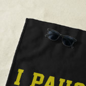 私は蒸気機関に行くために列車を止めた ビーチタオル (インサイチュ)