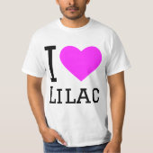 私は薄紫 Tシャツ (正面)
