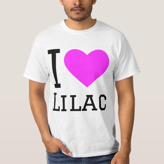 私は薄紫 Tシャツ (正面)