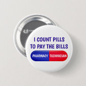 私は薬を勘定して勘定する 缶バッジ (正面&裏面)