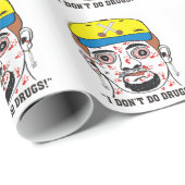 私は薬剤をしません! 男性版包装紙 ラッピングペーパー (ロールコーナー)