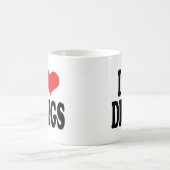 私は薬剤を愛します コーヒーマグカップ (中央)