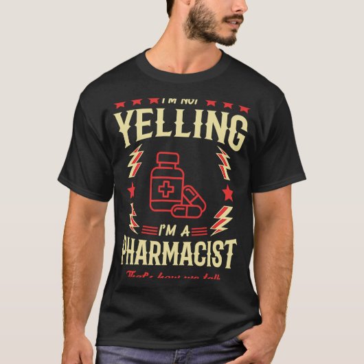 私は薬剤師だと叫んではいない Tシャツ (正面)