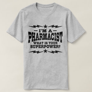 私は薬剤師だ君の超大国は何だ Tシャツ