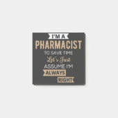私は薬剤師で救すと仮定しよう ポストイット (正面)