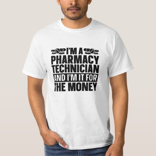 私は薬剤師技術薬剤師の薬だ Tシャツ (正面)