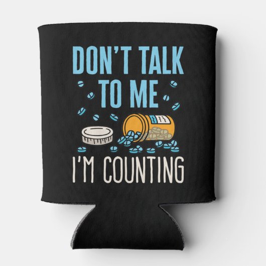 私は薬剤師薬局を数えている私と話さない 缶クーラー (裏面)