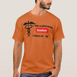 私は薬学学生で生き変わりなカッコいいい Tシャツ