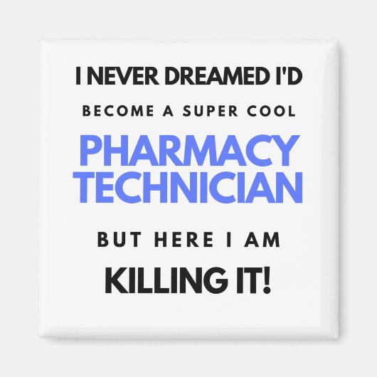 私は薬局になるとは夢にも思わすごいせカッコいいなかった2 マグネット (正面)