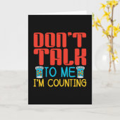 私は薬局薬局の薬剤師を数えている私と話さないで カード (黄色い花)