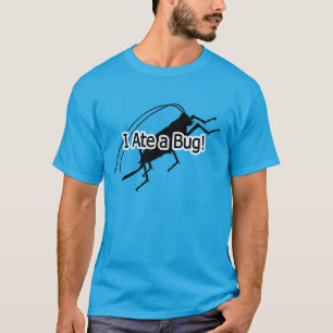 私は虫のTシャツを食べました Tシャツ