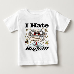 私は虫を憎みます! ベビーTシャツ