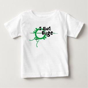 私は虫を食べます ベビーTシャツ