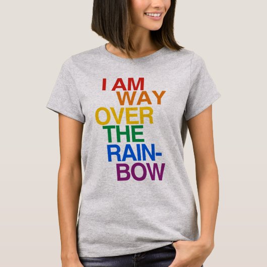 私は虹をはるかに超えて Tシャツ (正面)