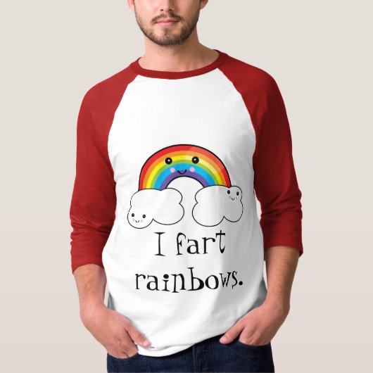 私は虹を見る Tシャツ (正面)