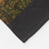 "私は虹"の景色送ります フリースブランケット (角)