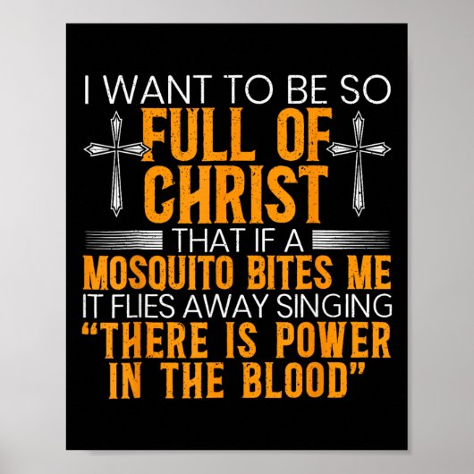 私は蚊ほどキリストに満ちもしたい ポスター (正面)