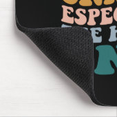 私は蛇、特に人間が嫌おもしろいい マウスパッド (コーナー)