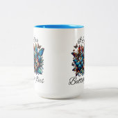私は蝶が大好き ツートーンマグカップ (中央)