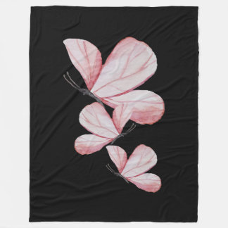 私は蝶の贈り物が大好き フリースブランケット