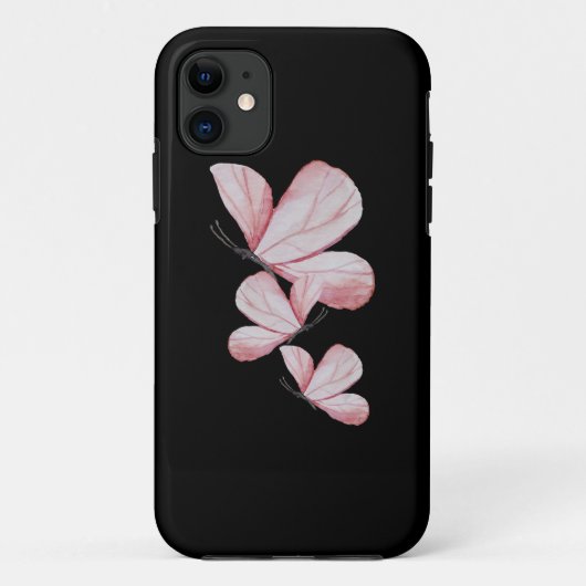 私は蝶の贈り物が大好き Case-Mate iPhoneケース (裏面)