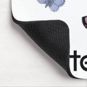 私は蝶マウスパッドを愛します マウスパッド (コーナー)