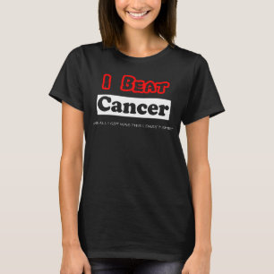 私は蟹座のおもしろいな生存者サポート人及び女性を打ちました Tシャツ