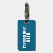 私は血の通ったスロベニアにいる方がいい ラゲッジタグ (裏面縦)