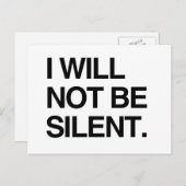 私は行かない静か ポストカード (正面/裏面)