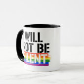 私は行かない静か マグカップ (正面左)