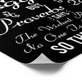 私は行くジョギングが欲しかったProverbsランナーバイブル ポスター (角)