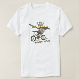 私は行くバイキングのおもしろいな言葉遊びです Tシャツ