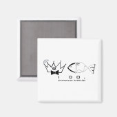 私は行く。マグネット マグネット (正面/裏面)