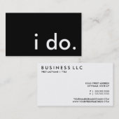 私は行く。 名刺 (正面/裏面)