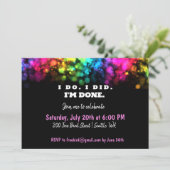 私は行く。私は言った。終わりおもしろいでカラフル離婚 招待状 (スタンド正面)