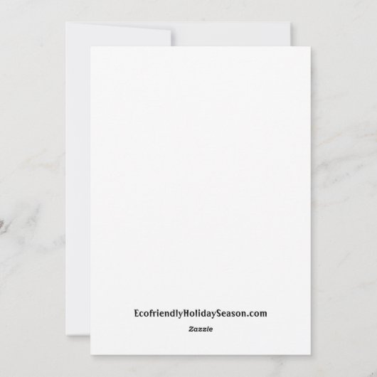 私は行ったいけなが、クリスマスカードを説明できる シーズンカード (裏面)