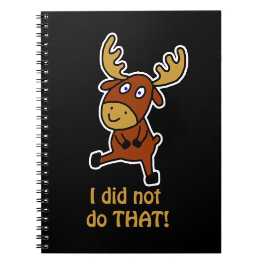 私は行っていない！ムーおもしろいス ノートブック (正面)