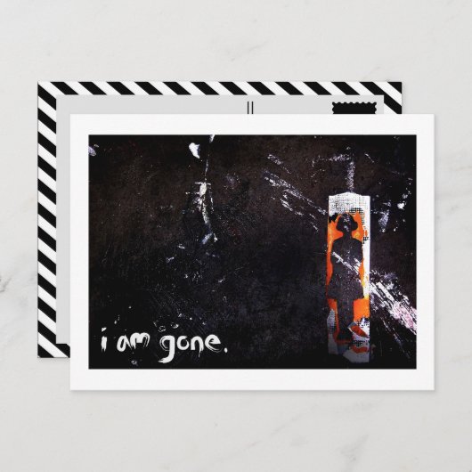 私は行ってしまった。 ポストカード (正面/裏面)