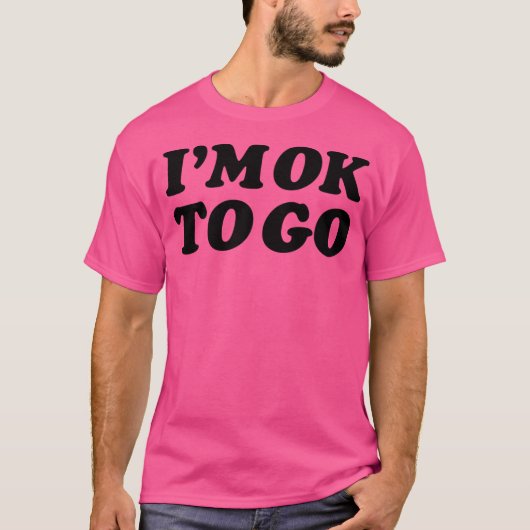 私は行ってもいい Tシャツ (正面)