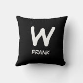 私は行儀を正そうとした クッション (裏面)