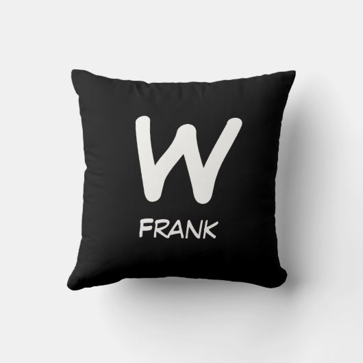 私は行儀を正そうとした クッション (裏面)